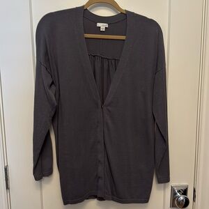 J Jill cardigan, M, gray